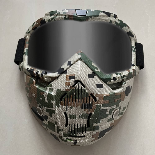 Gelblaster Masker - Woestijncamouflage