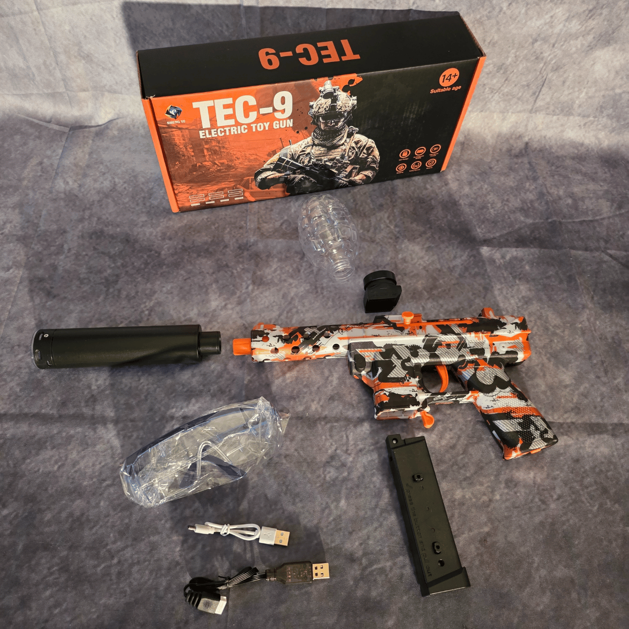 TEC9 – Elektrischer Gelblaster