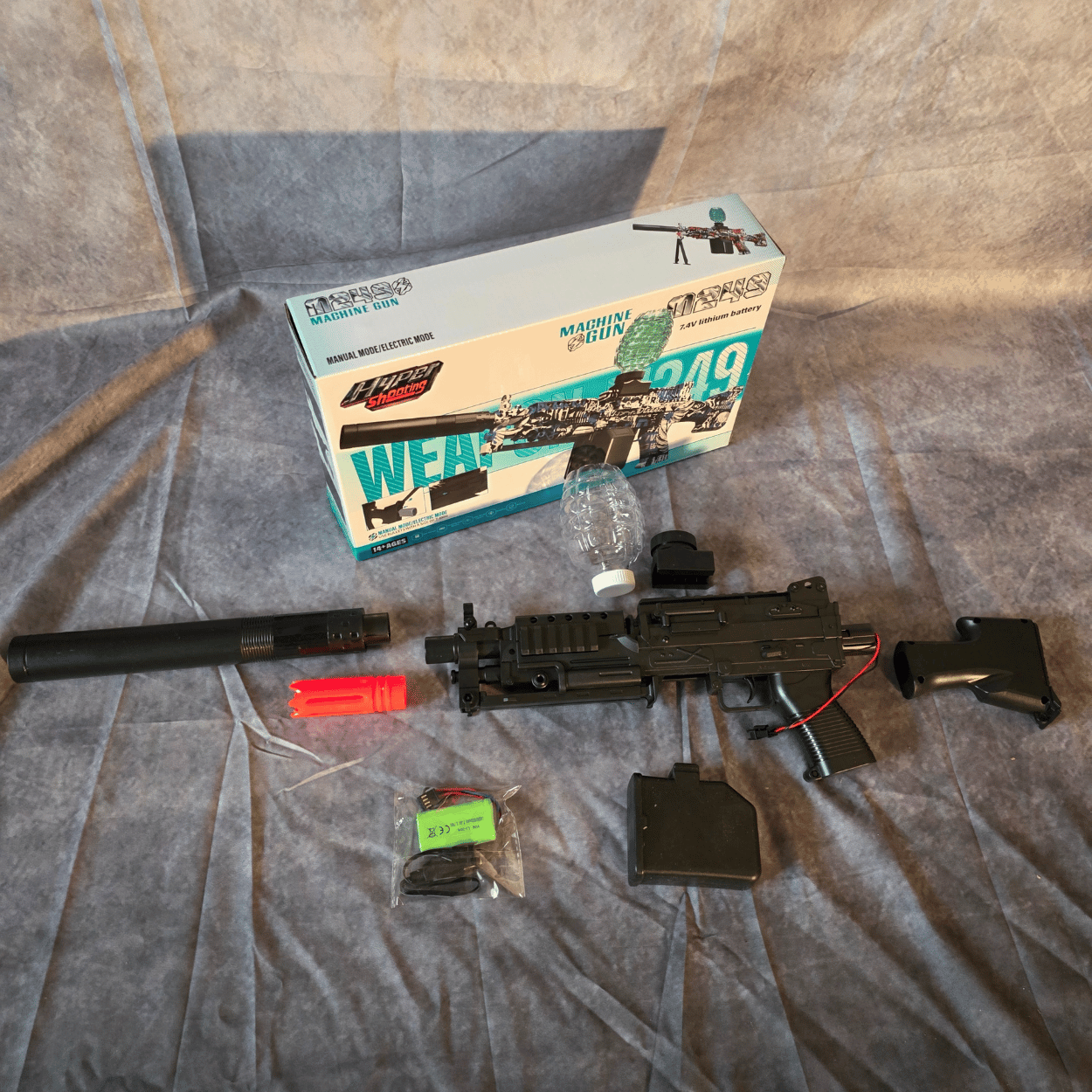 M249 Shadow - Elektrisch Gel Blaster