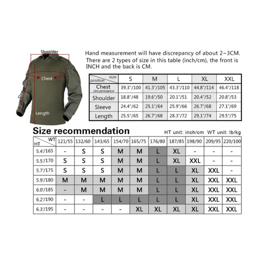 MTS Højkvalitets Kampskjorte