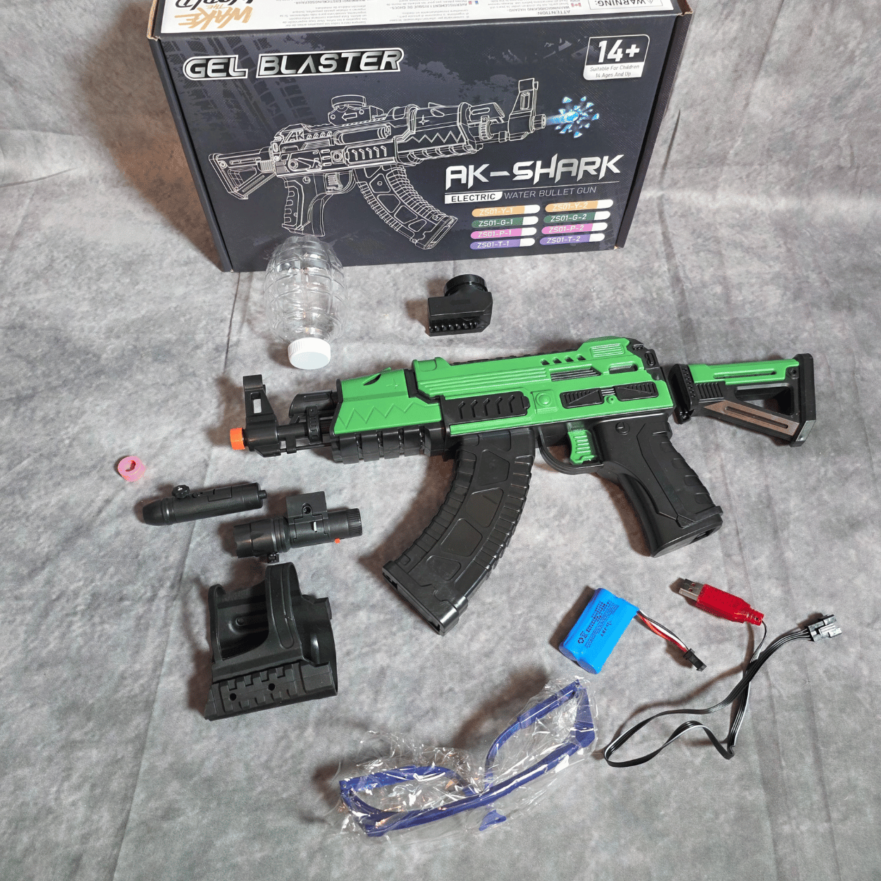 AK Shark – Elektrischer Gelblaster