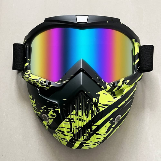 Gel Blaster Maske - Grün