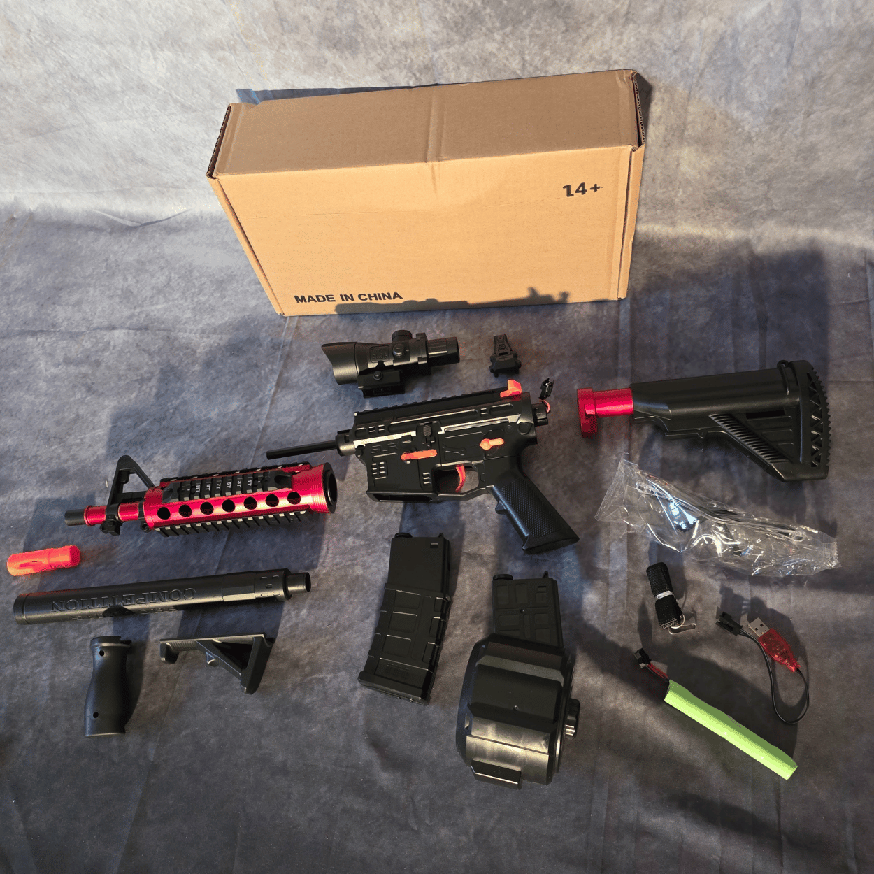 M4A1-aanval - GelBlaster elektrisch