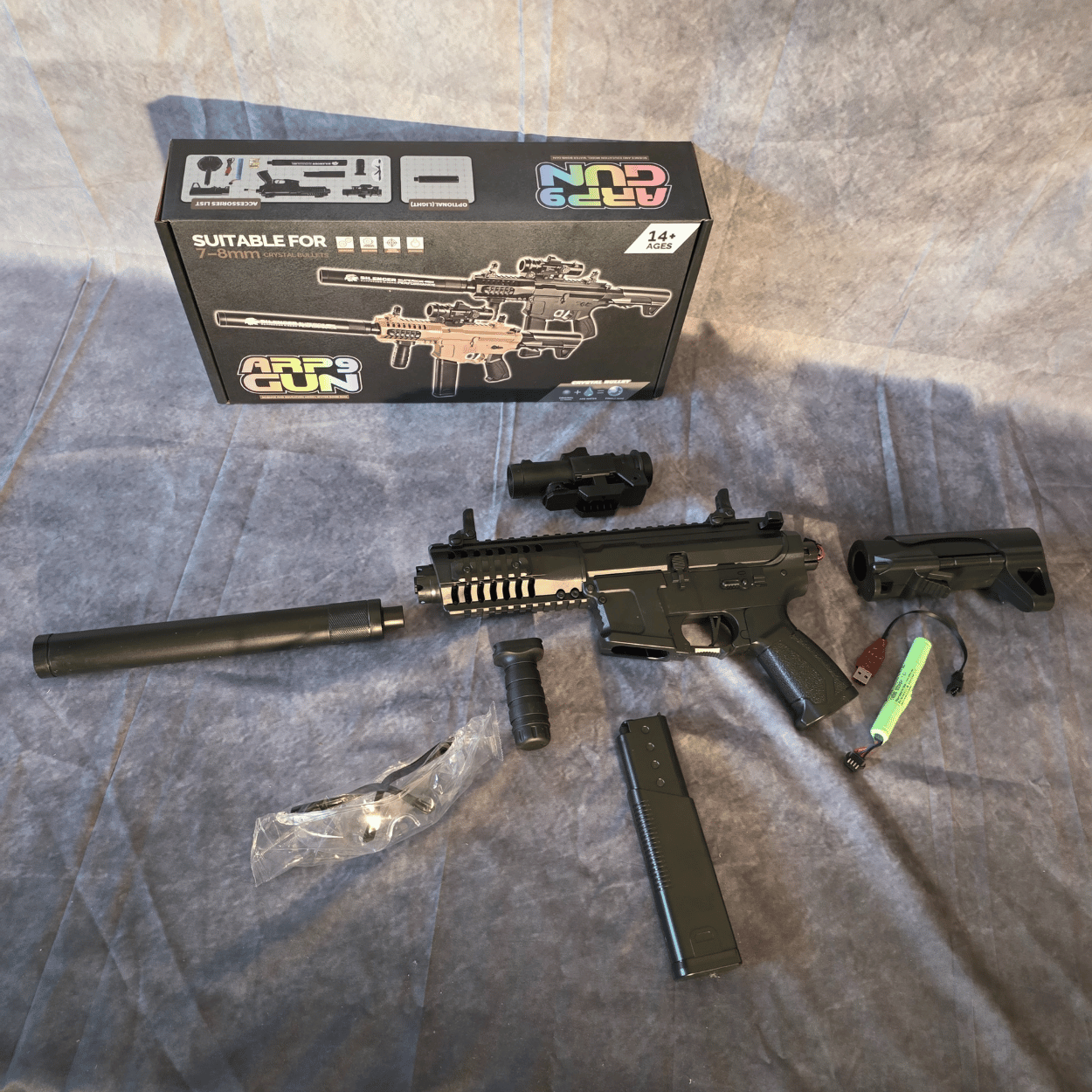 ARP9 Desert Black - Elektrische Gel Blaster