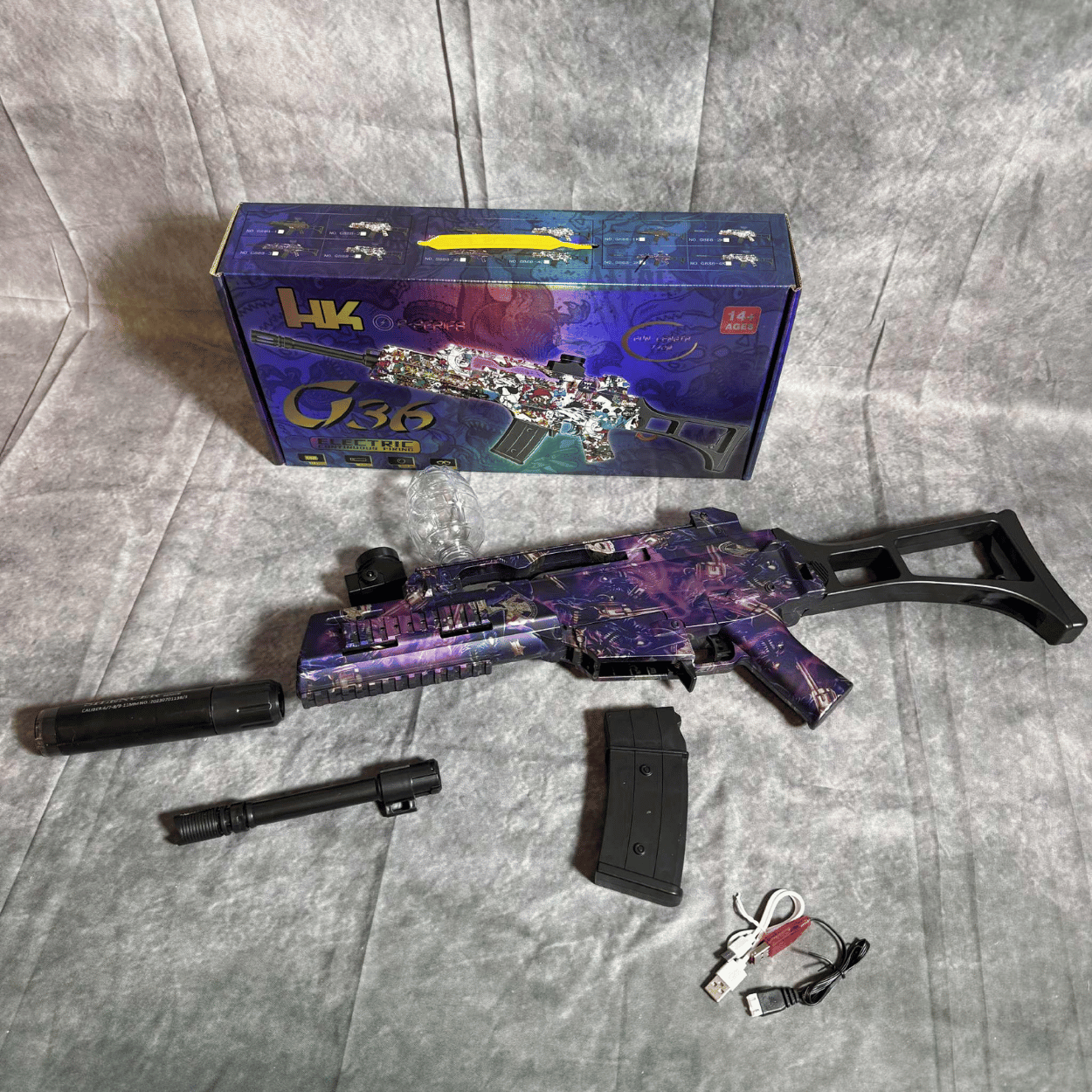 G8 Paars - Elektrisch Gel Blaster